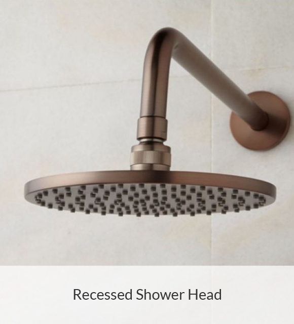 Flush Recessed Shower Head